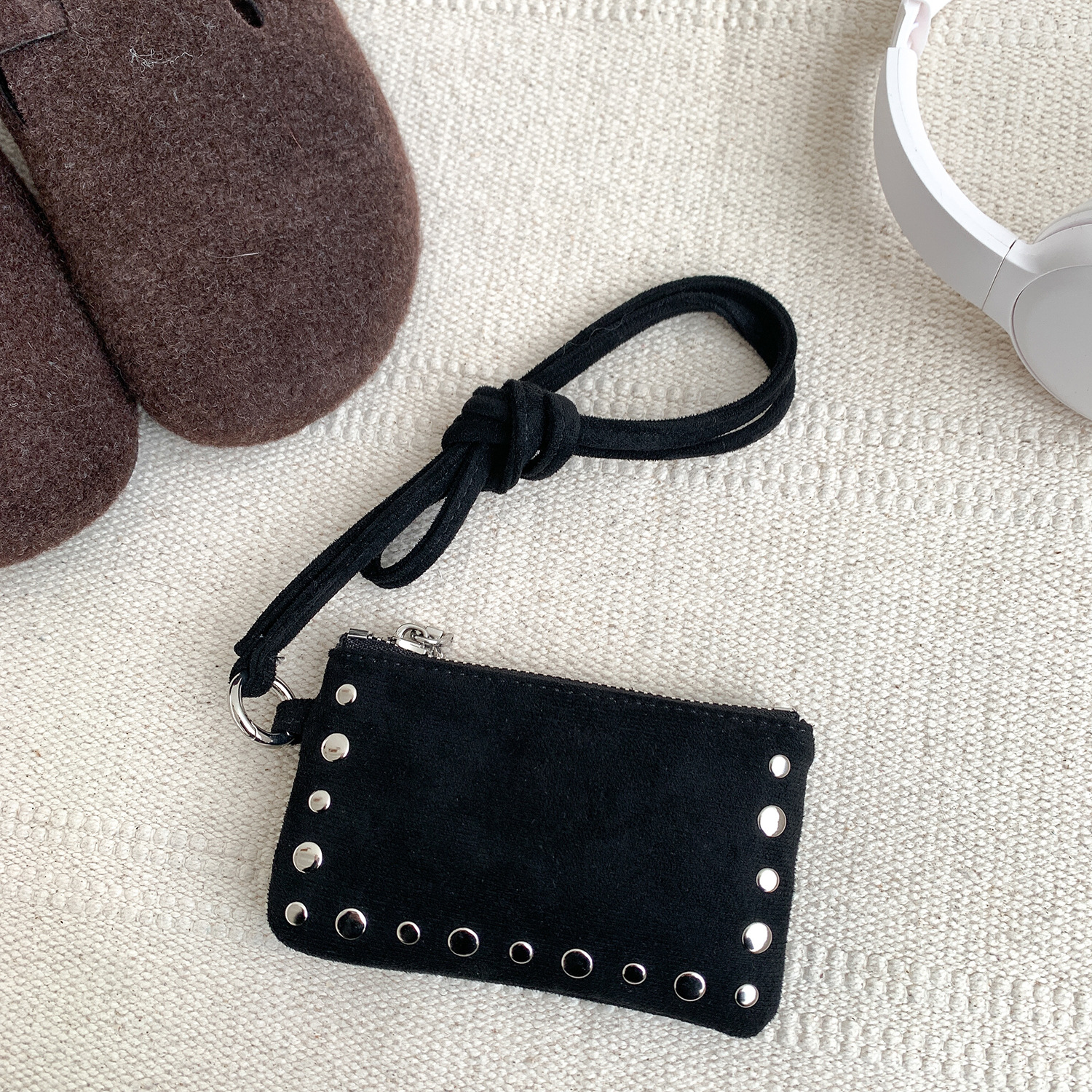 Women Bags With Wallet - NEW Studded Shoulder Bag Mini Credit