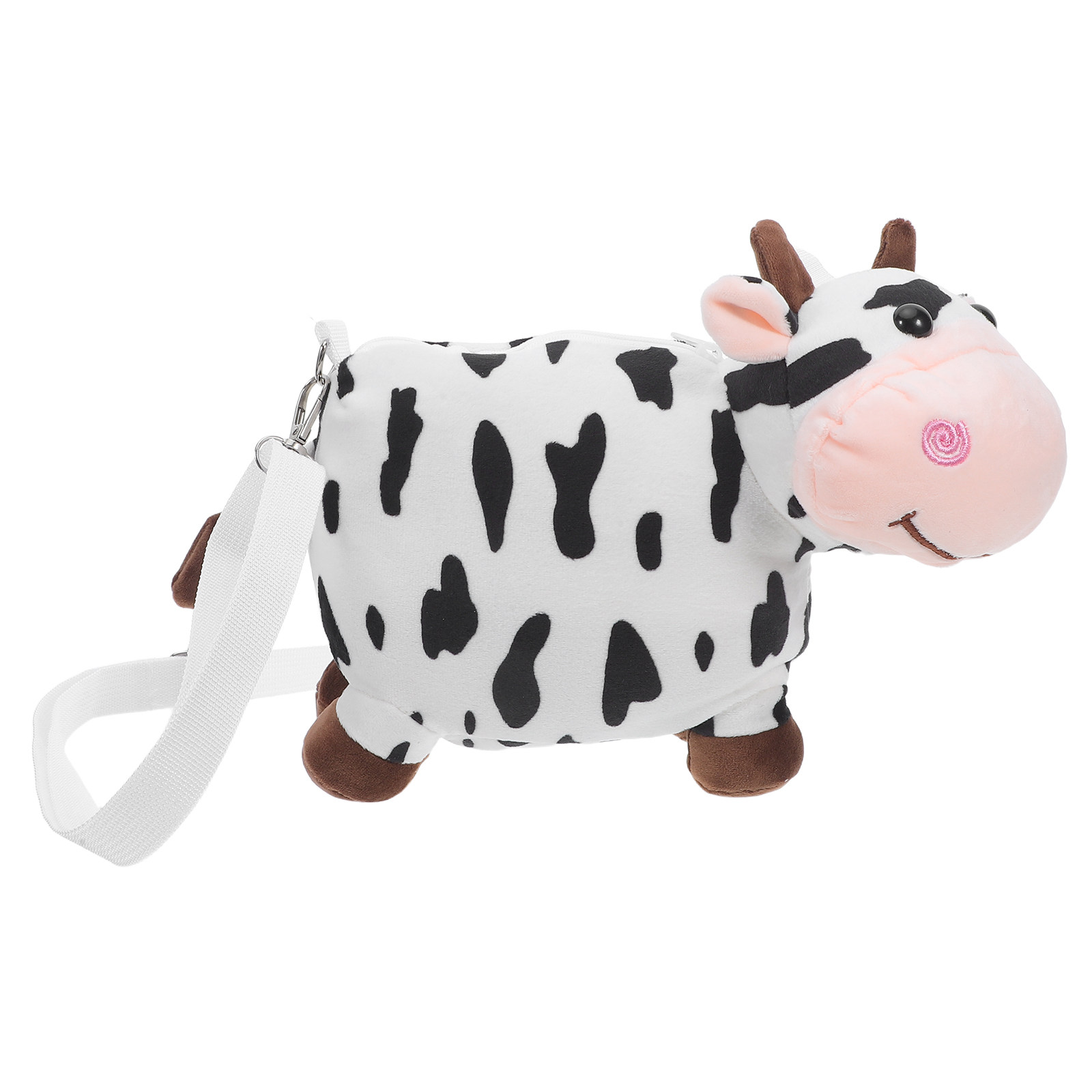 Women Bags With Wallet - Cute Cow Cartoon Phone Purse Small