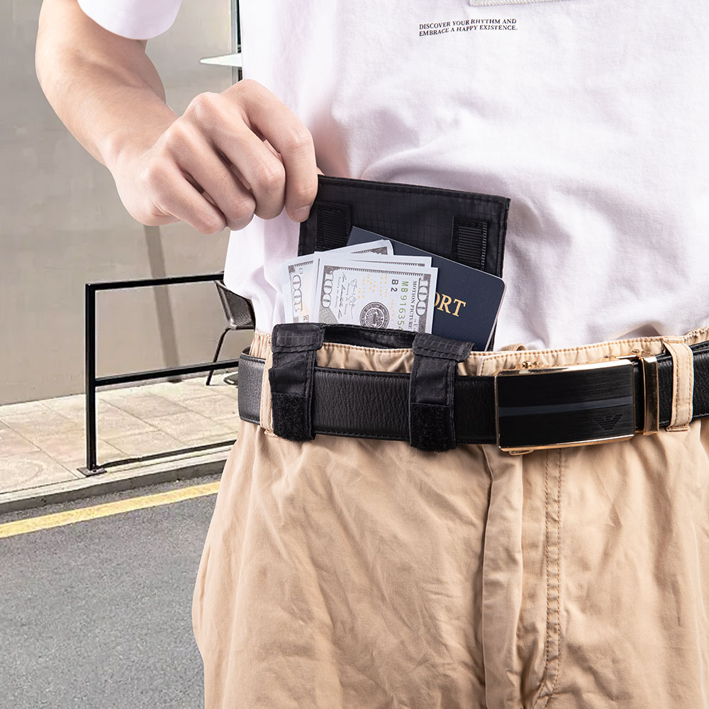 Women Bags With Wallet - RFID Blocking Money Belt Anti Theft