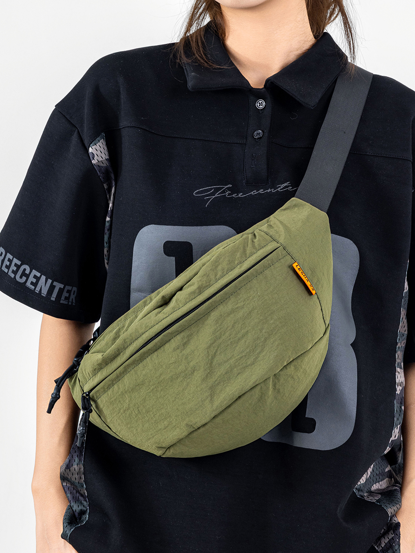Women'S Japanese Bags - Sporty Nylon Crossbody Bag for Men