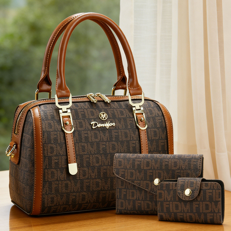 Women'S Bags Handbags - 3-piece set of Boston women's bags,