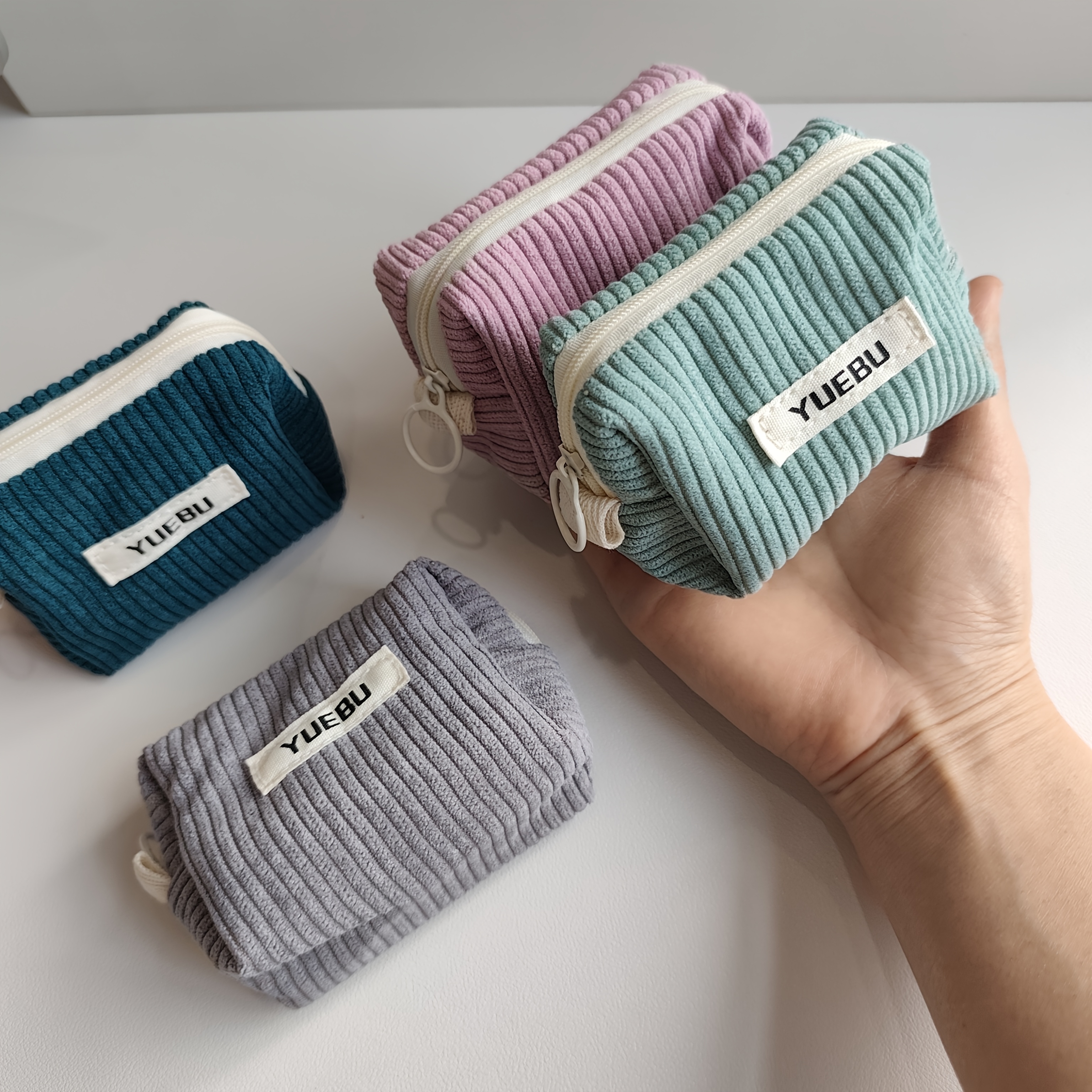 Women Bags With Wallet - A Soft Corduroy Pouch, a Portable
