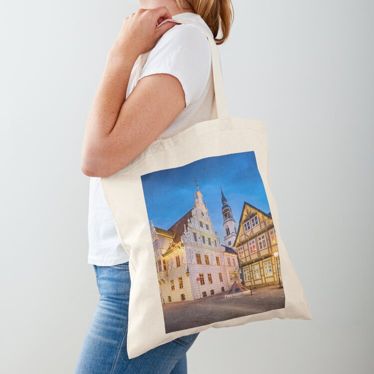 Women Bags Germany - Historic buildings in Celle, Germany Tote