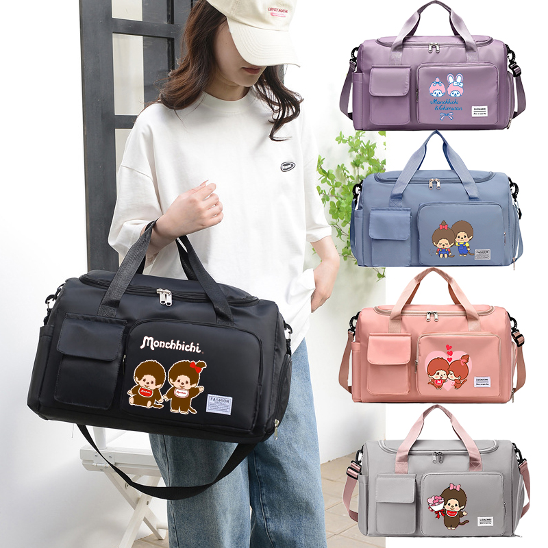 Women Bags Waterproof - MONCHHICHI Women Travel Bag Kawaii Cartoon