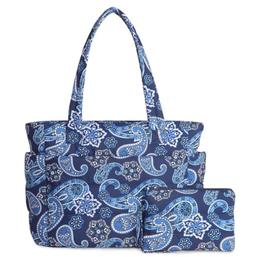 Women'S Bags Handbags - TOPDesign Puffer Tote Bag for Women,