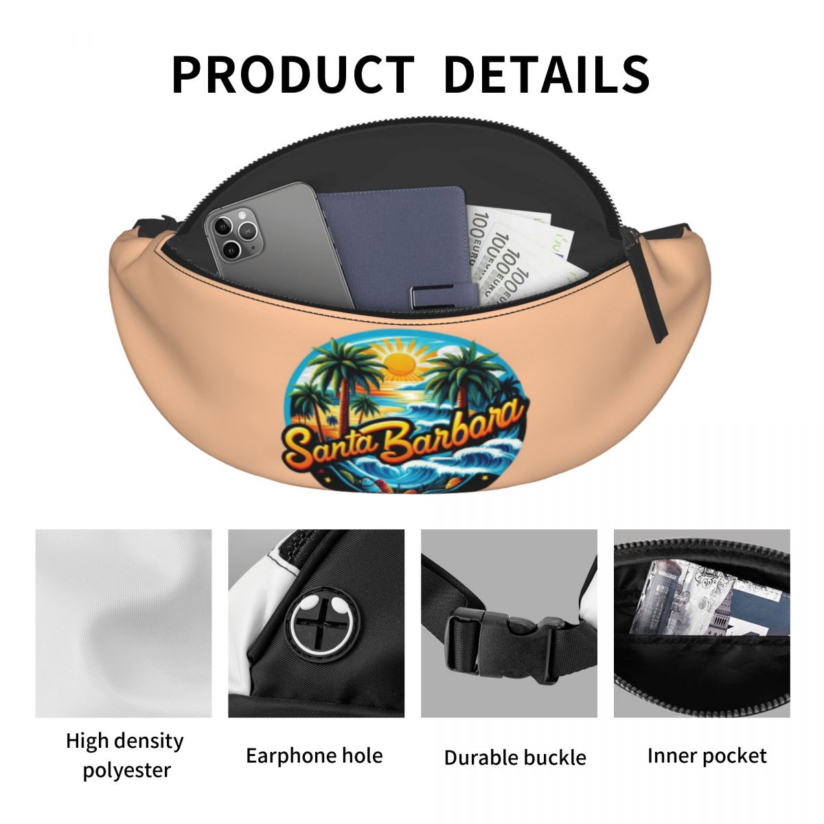 Crossbody Waist Bag Santa Barb - Women Bags Usa review and price