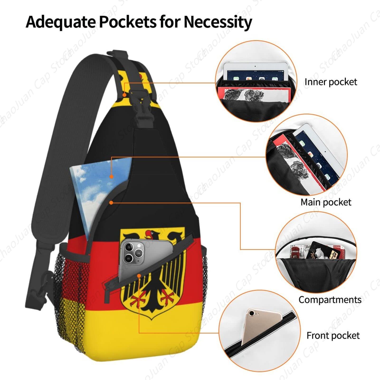 German Flag Sling Bag Crossbod - Women Bags Germany review and price