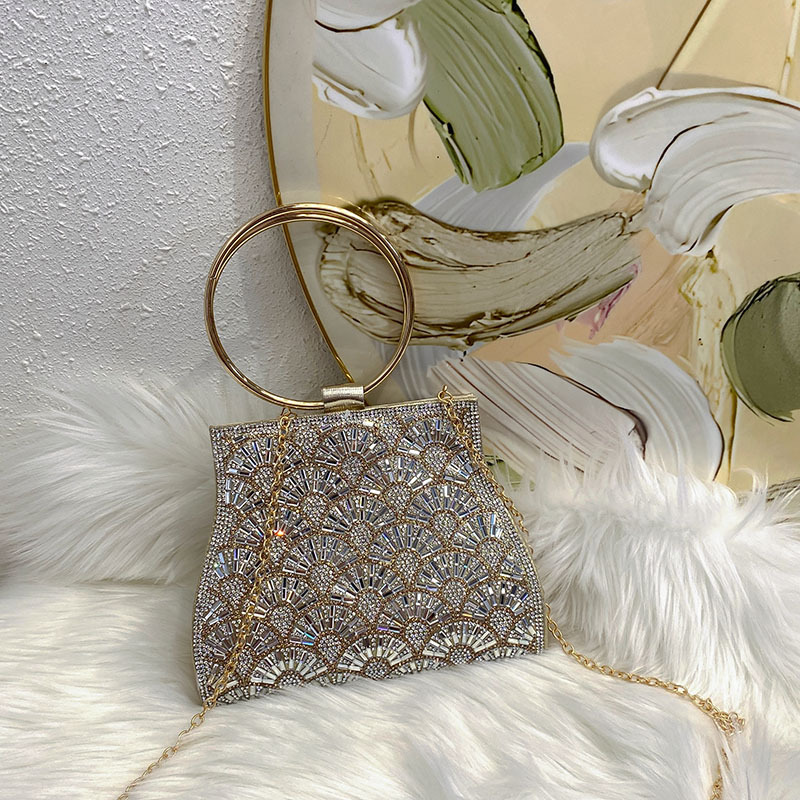 Glitter Shiny Diamond Clutch P - Women Handheld Bags review and price