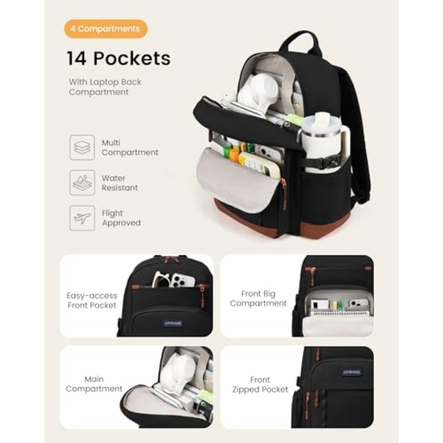 Laptop Backpack for Women with - Women'S Work Bags Designer review and price