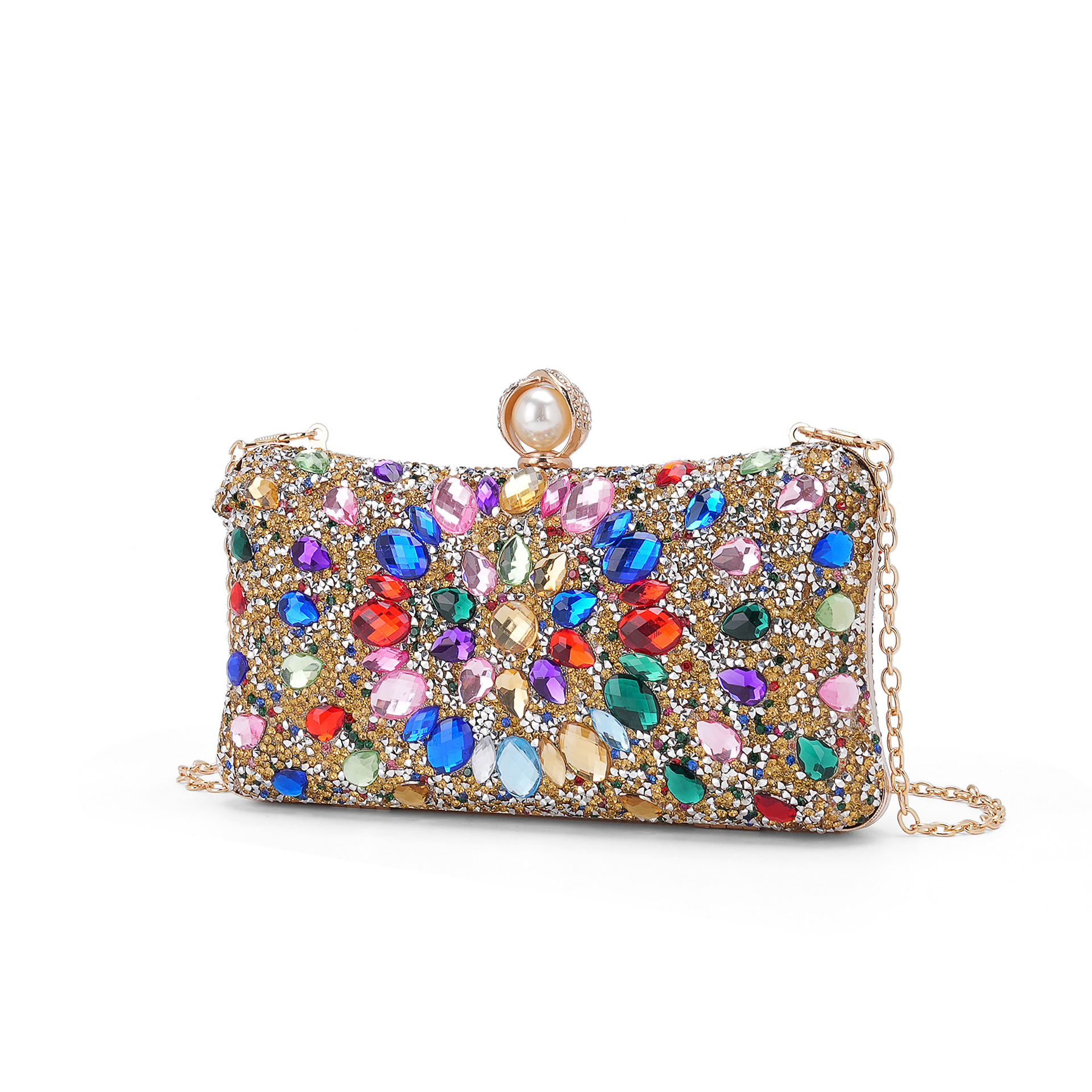Colored Sparkling Gemstones Co - Women Handheld Bags review and price