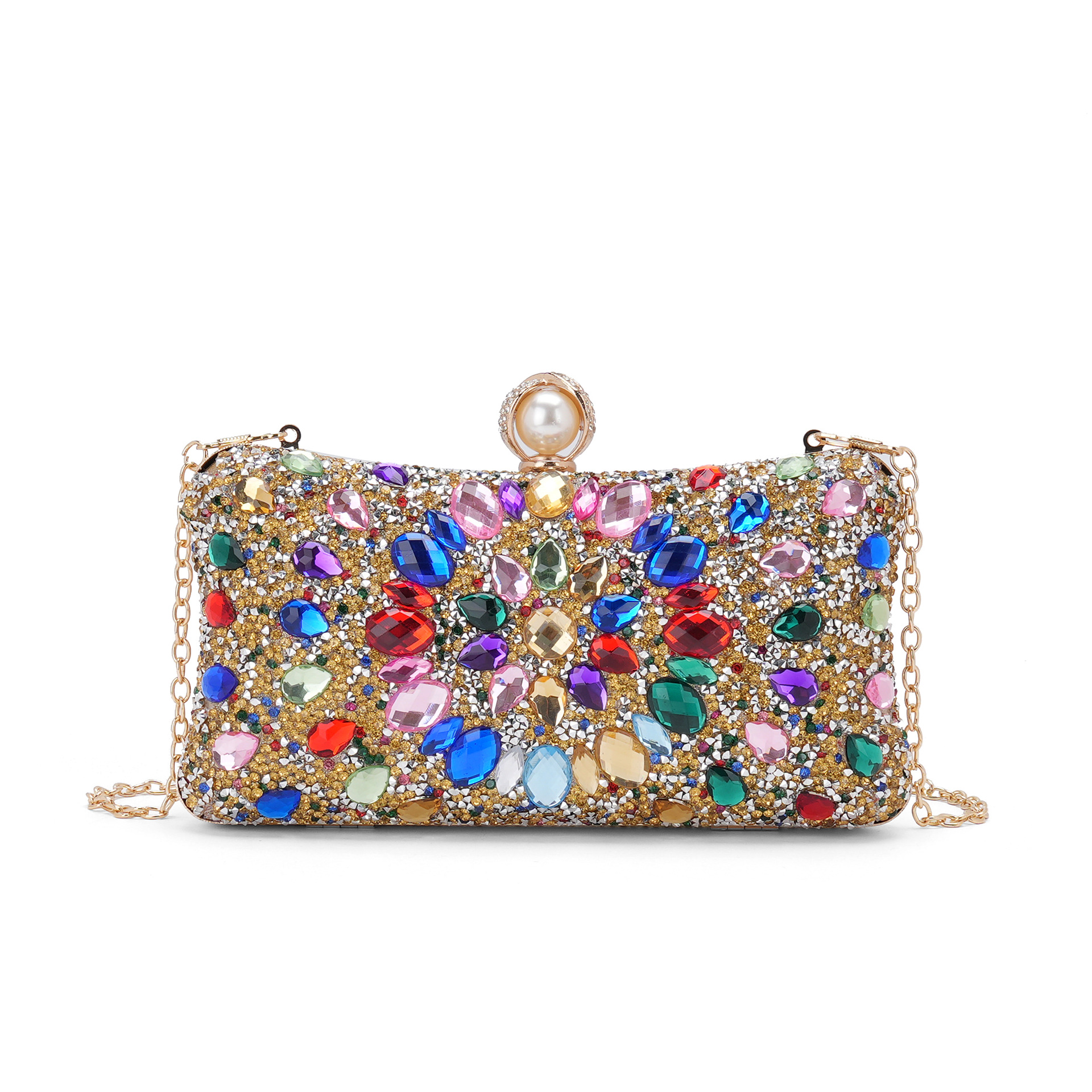 Colored Sparkling Gemstones Co - Women Handheld Bags review and price