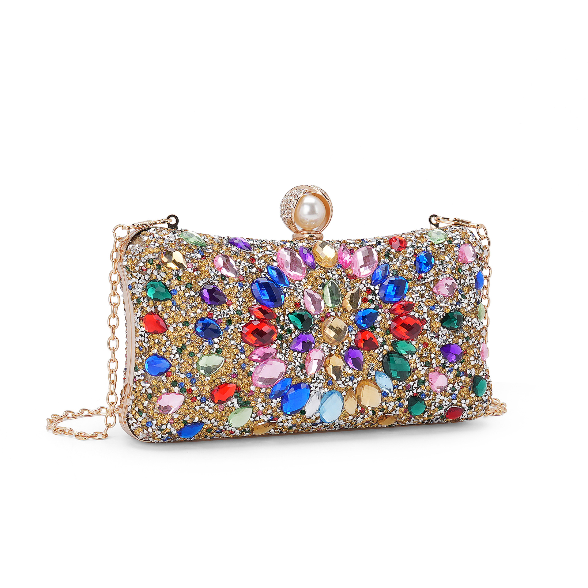 Colored Sparkling Gemstones Co - Women Handheld Bags review and price