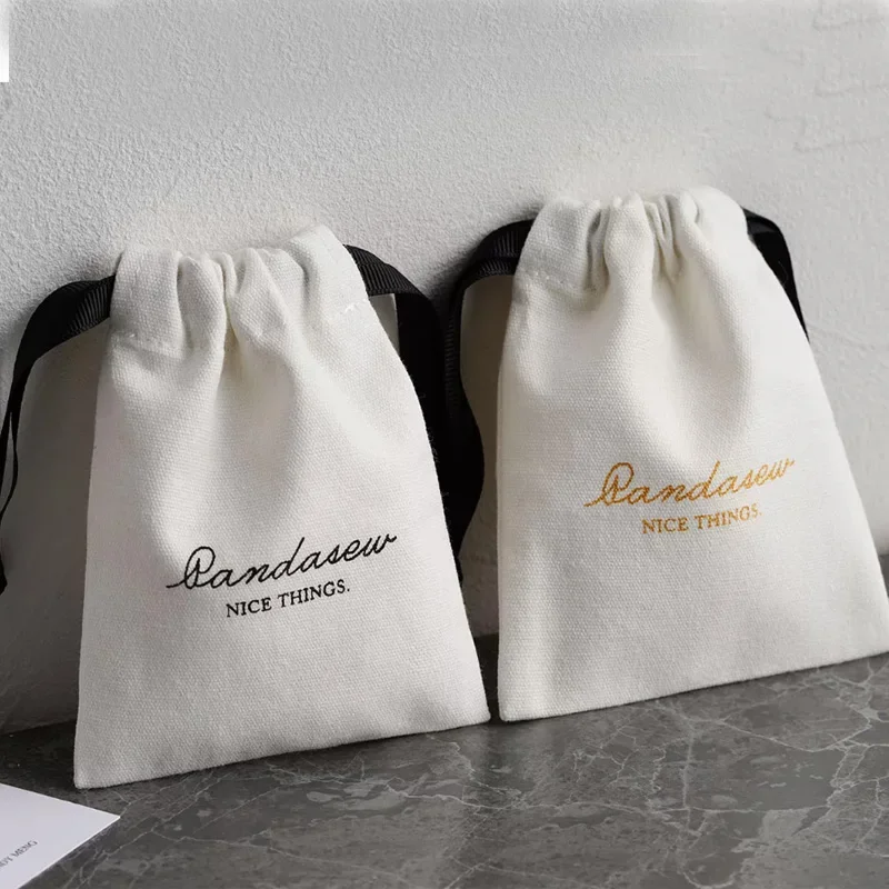 Custom Logo Cotton Jewelry Dra - Women Bags For Eid review and price