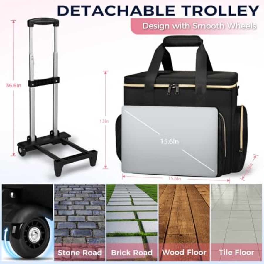 Rolling Teacher Bag, Multifunc - Woman In Bag review and price
