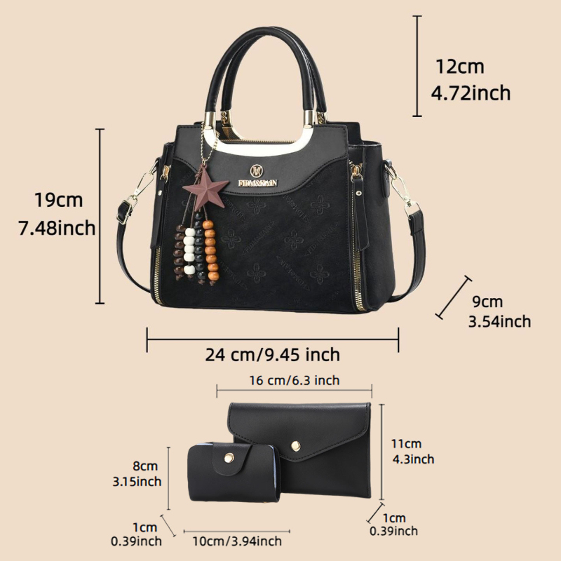 Stylish women's handbag, solid - Women'S Bags Handbags review and price
