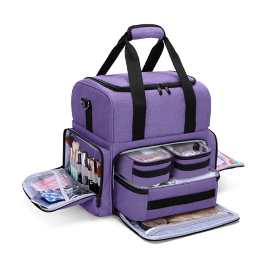 2 Layers Large Travel Makeup B - Woman In Bag review and price
