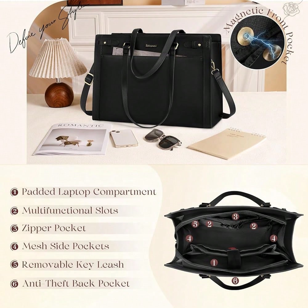 Laptop Bag For Women 15.6 Inch - Women'S Work Bags Designer review and price