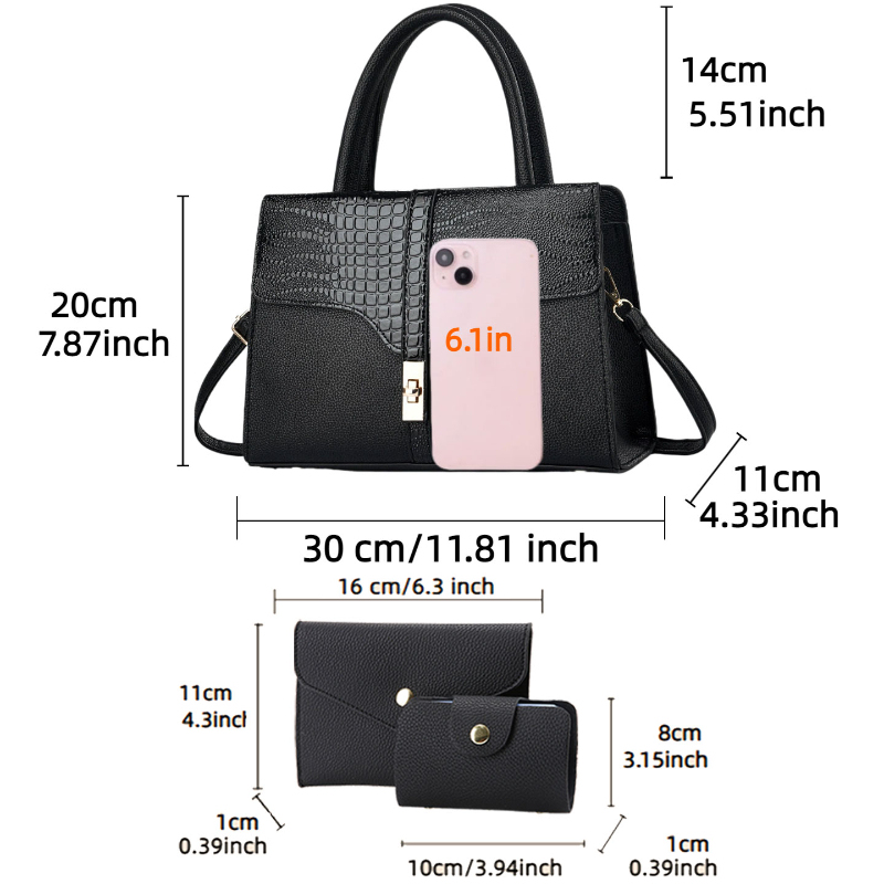 Product Title 3-piece women's  - Women'S Bags Handbags review and price