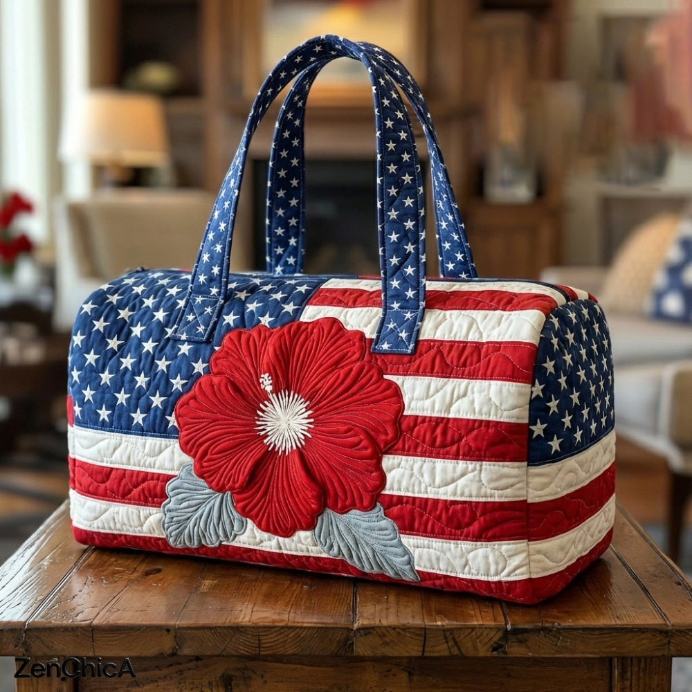 American Flag Quilted Duffle B - Women Bags Usa review and price