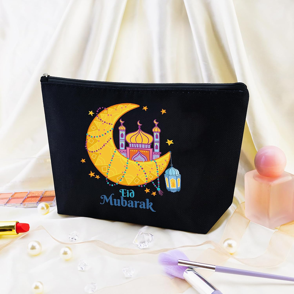 Eid Mubarak Black Canvas Makeu - Women Bags For Eid review and price