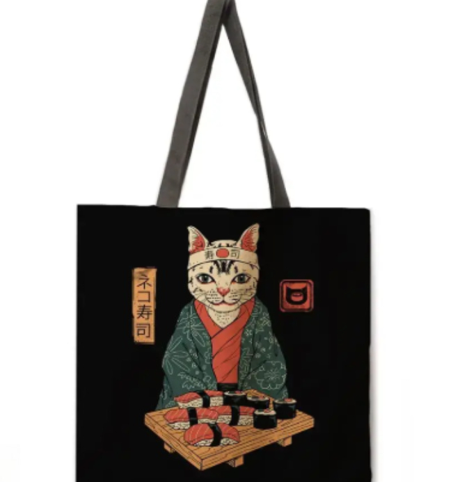 Cute Cat Tote Bag Japanese Sus - Women'S Japanese Bags review and price