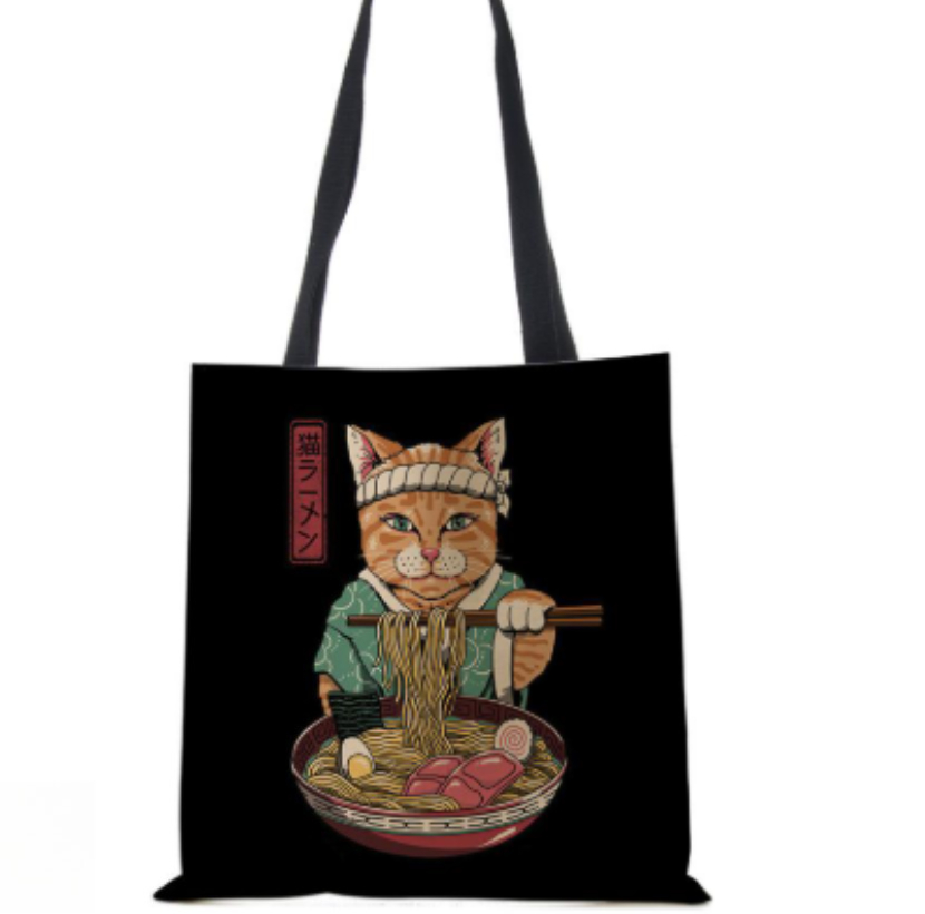 Cute Cat Tote Bag Japanese Sus - Women'S Japanese Bags review and price