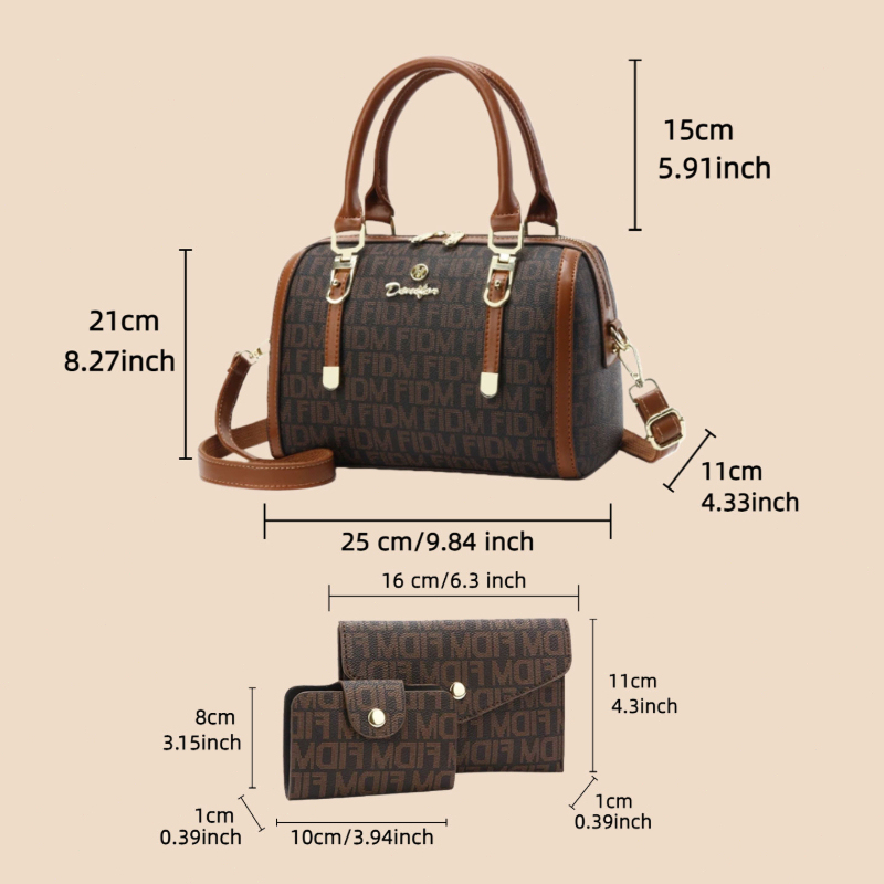3-piece set of Boston women's  - Women'S Bags Handbags review and price