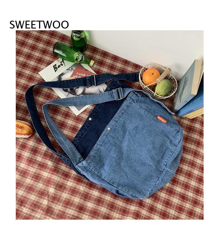 Casual Washed Denim Crossbody  - Women Bags Jeans review and price