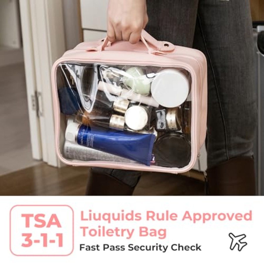 TSA Approved Toiletry Bag, Cle - Woman In Bag review and price