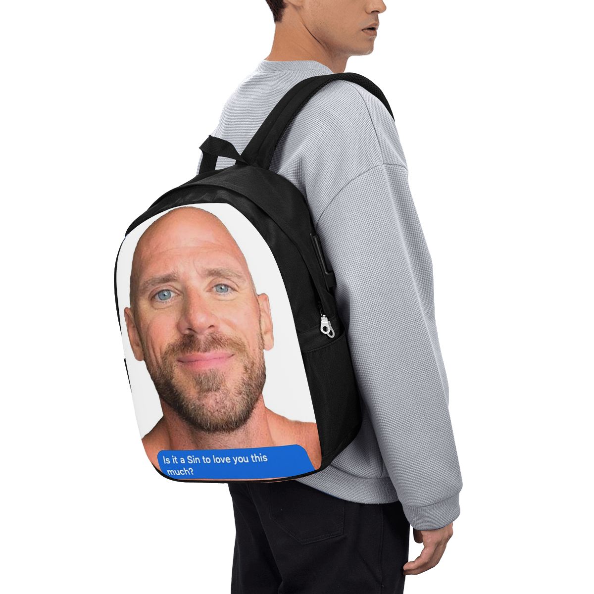 Johnny Sins Flirty Text Bubble - Womens Backpack review and price