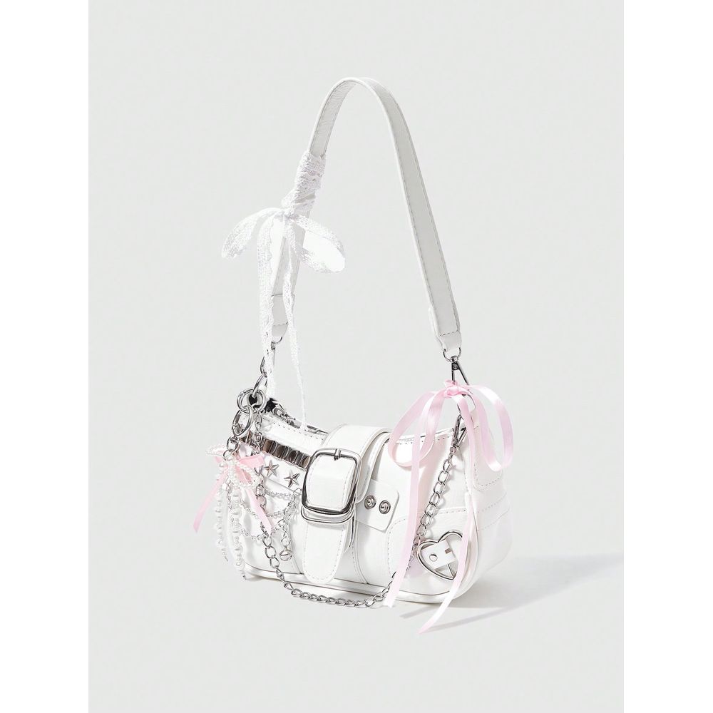 Kawaii Cute White Y2K Style Wo - Women Bags White review and price