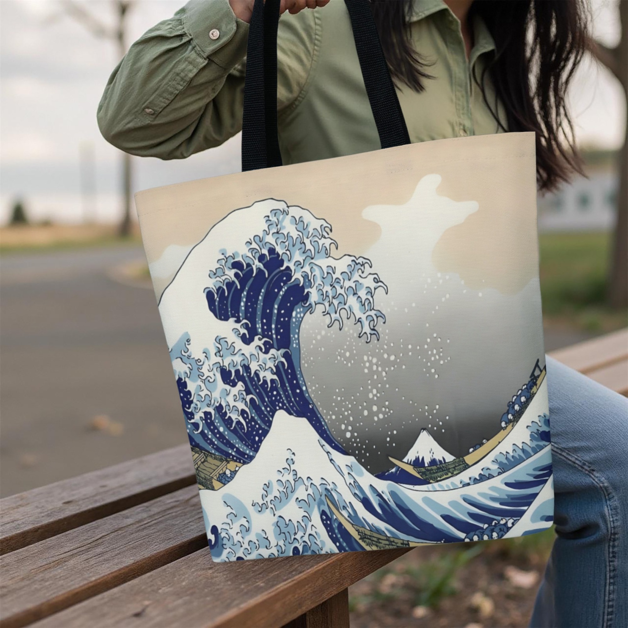 Japanese Style Tote Bag with H - Women'S Japanese Bags review and price