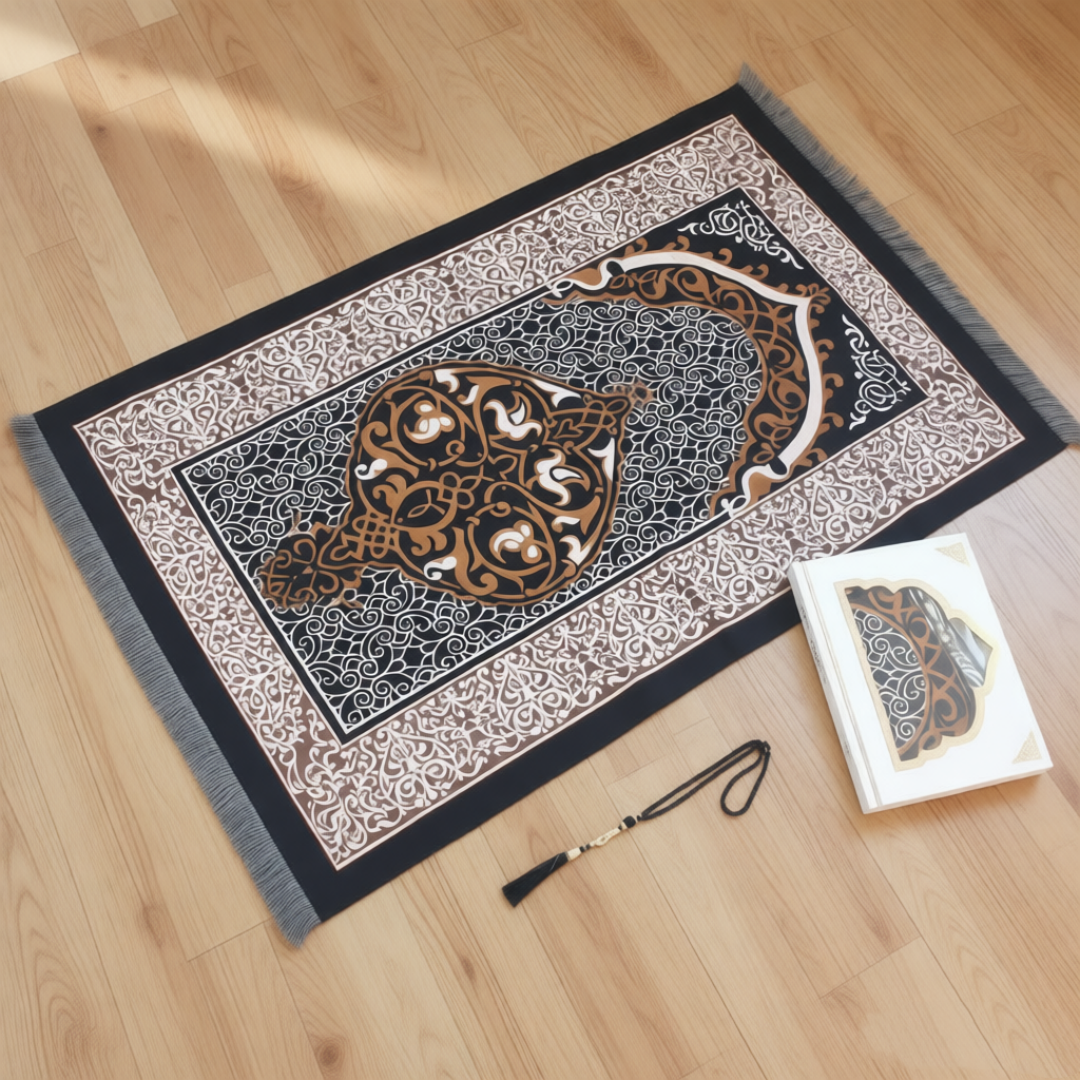 Muslim Prayer Rug with Tasbih  - Women Bags For Eid review and price