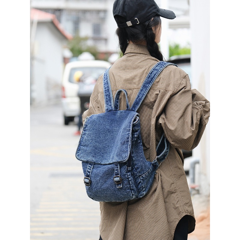 Vintage Denim Backpack For Wom - Women Bags Jeans review and price