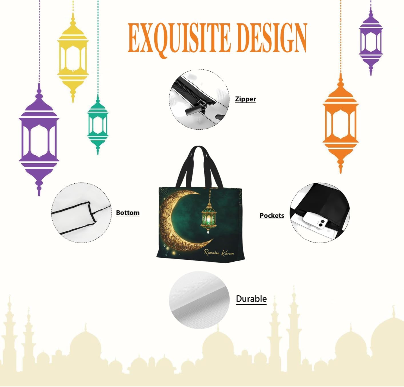 Ramadan Tote Bag Women Eid Mub - Women Bags For Eid review and price