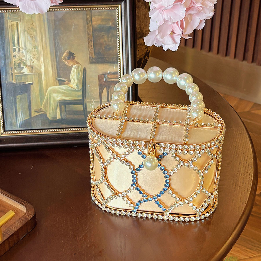 French Pearl Diamond Hand-held - Women Handheld Bags review and price