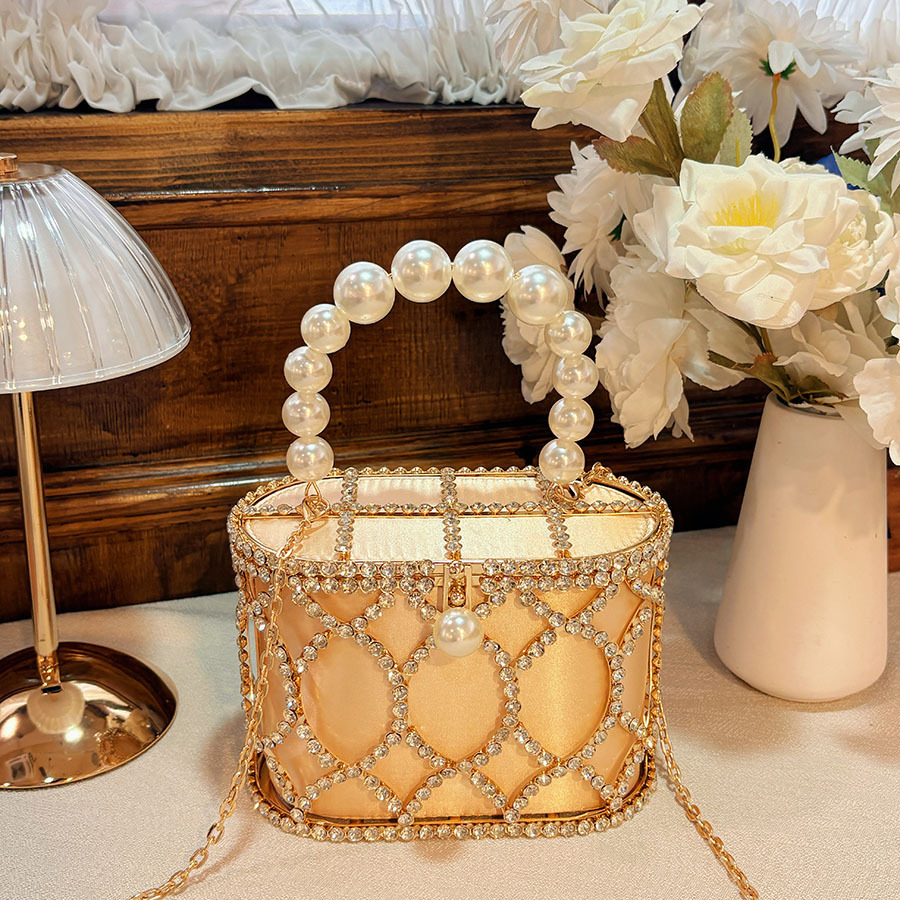 French Pearl Diamond Hand-held - Women Handheld Bags review and price