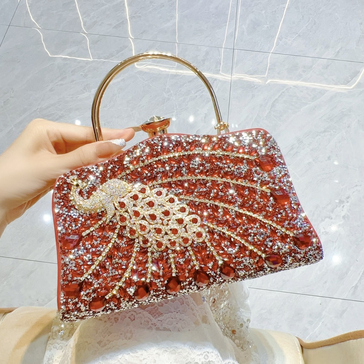 New Full Diamond Handbag with  - Women Handheld Bags review and price