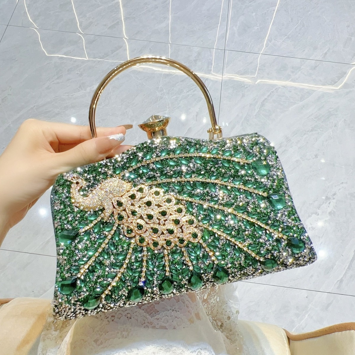New Full Diamond Handbag with  - Women Handheld Bags review and price