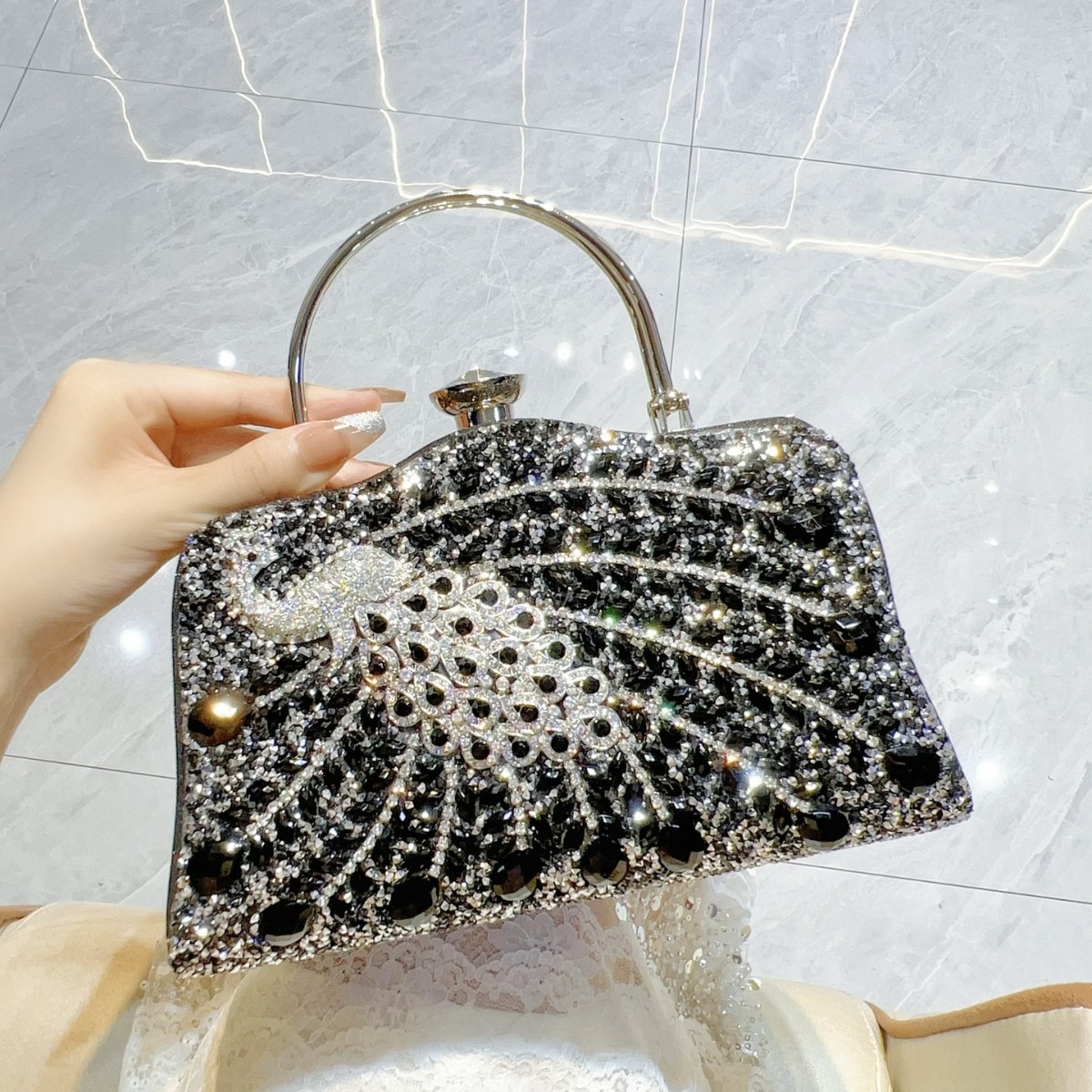 New Full Diamond Handbag with  - Women Handheld Bags review and price