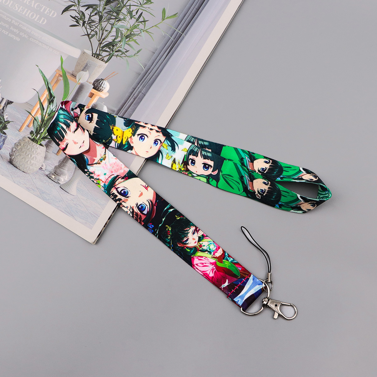 Cute Anime Girl Lanyard Neck S - Women'S Japanese Bags review and price