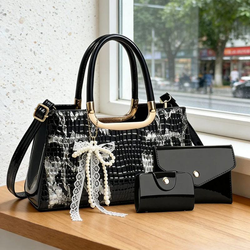 Women's Handbag Set, Crocodile - Women'S Bags Handbags review and price
