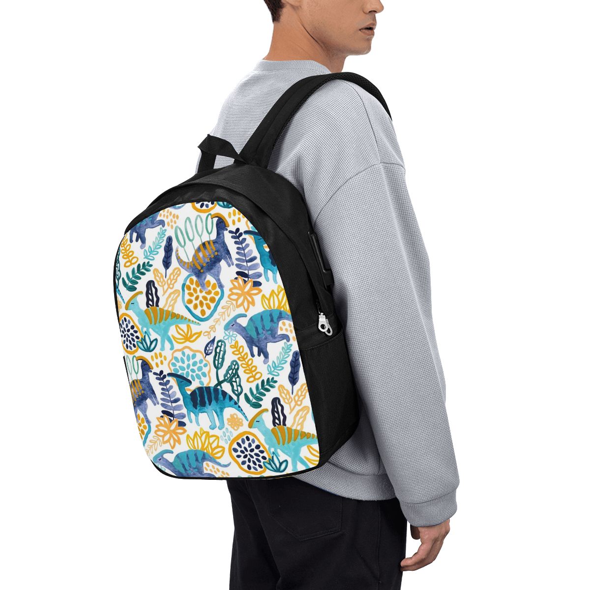 Gouache Parasaurolophuses Back - Womens Backpack review and price