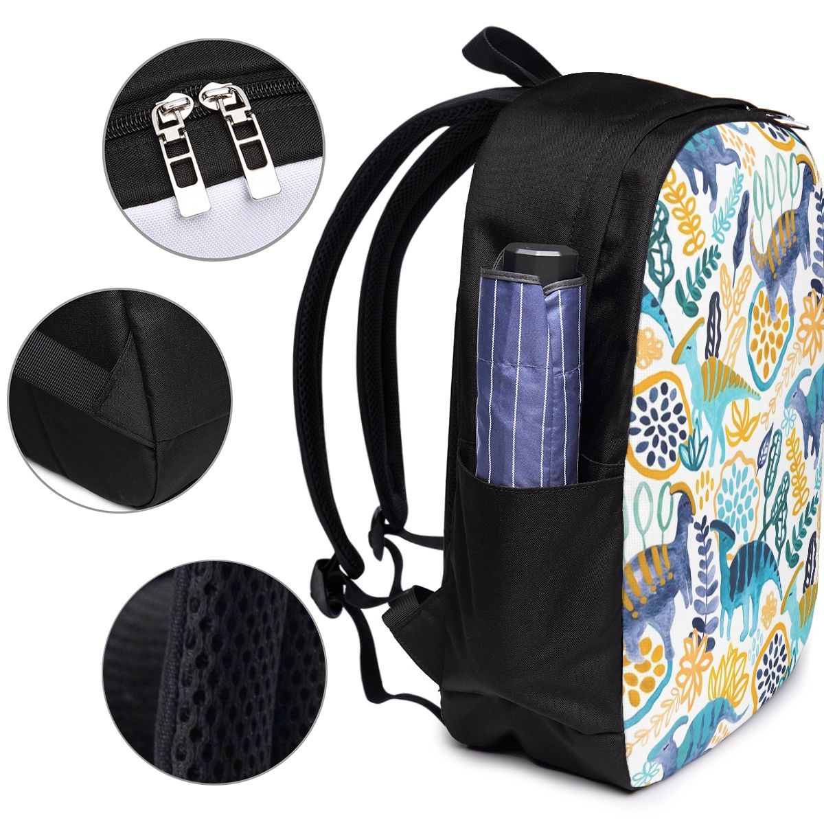 Gouache Parasaurolophuses Back - Womens Backpack review and price