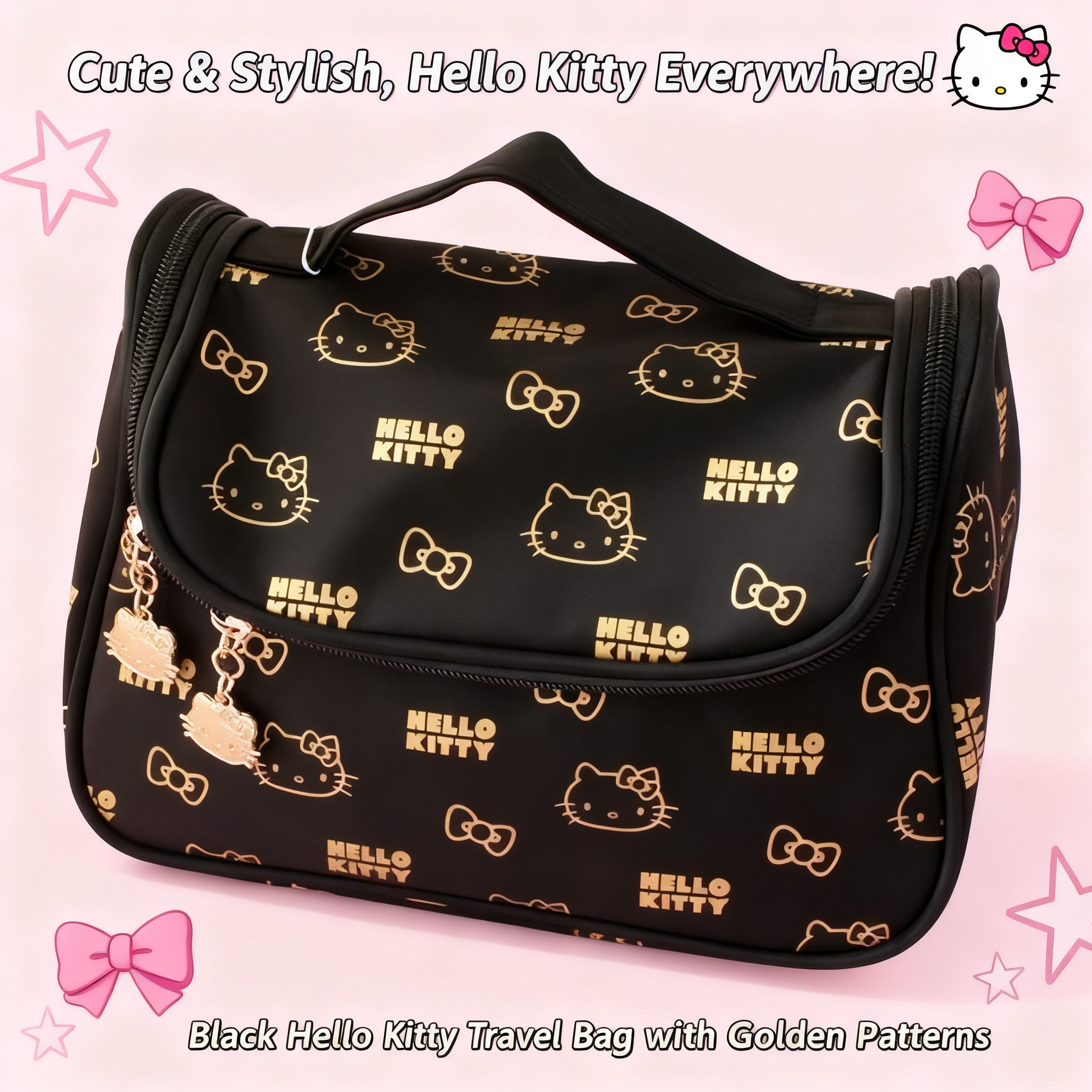 Hello Kitty Cartoon Cute Cat M - Women Handheld Bags review and price