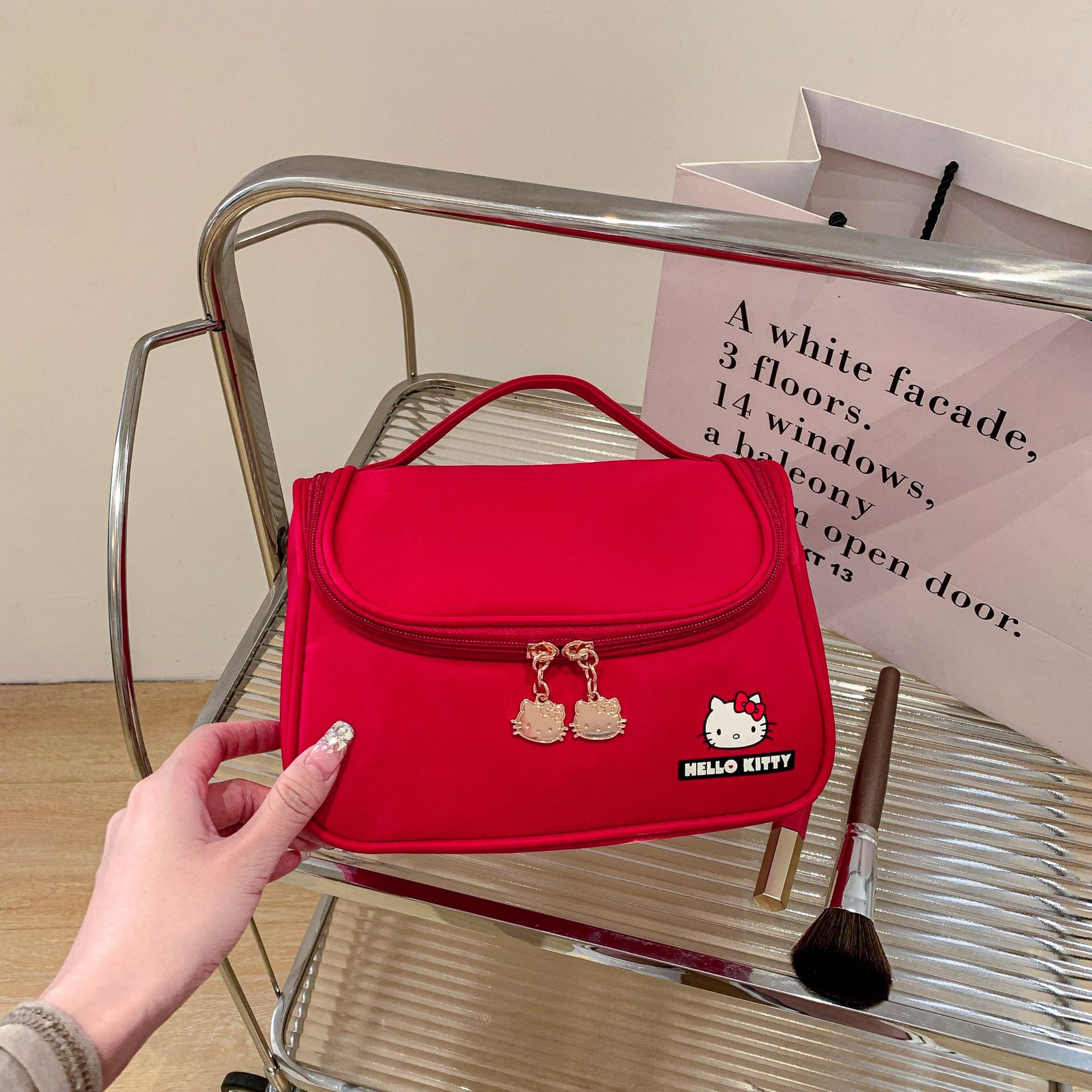 Hello Kitty Cartoon Cute Cat M - Women Handheld Bags review and price