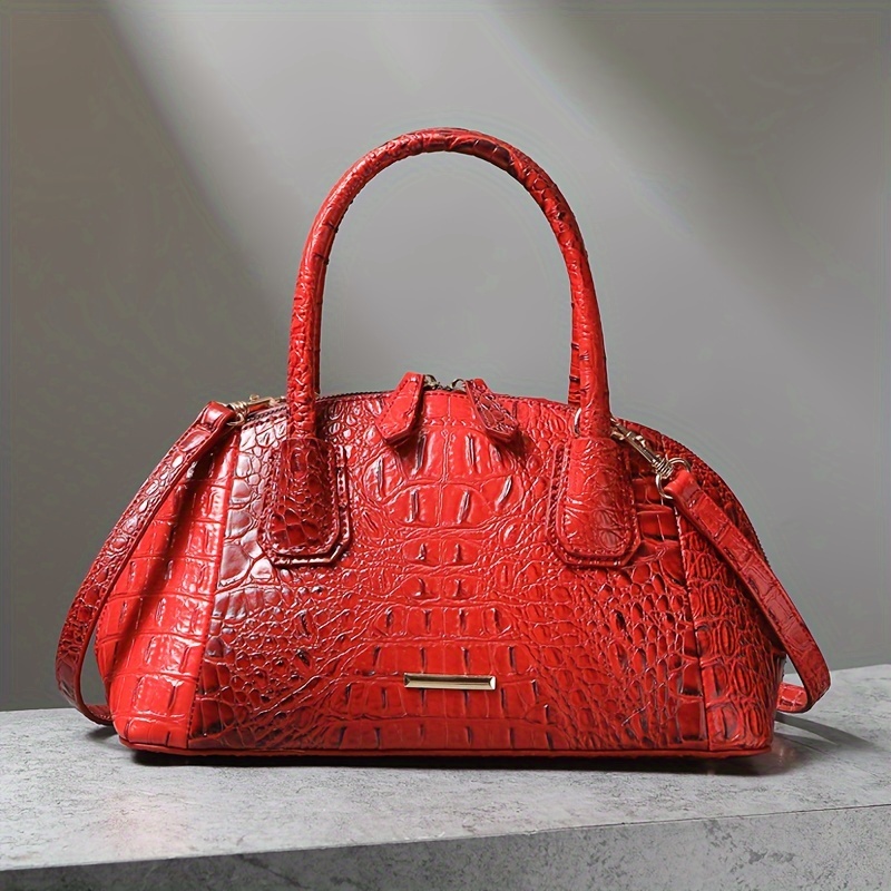 Luxurious Crocodile Print Top  - Women'S Work Bags Designer review and price
