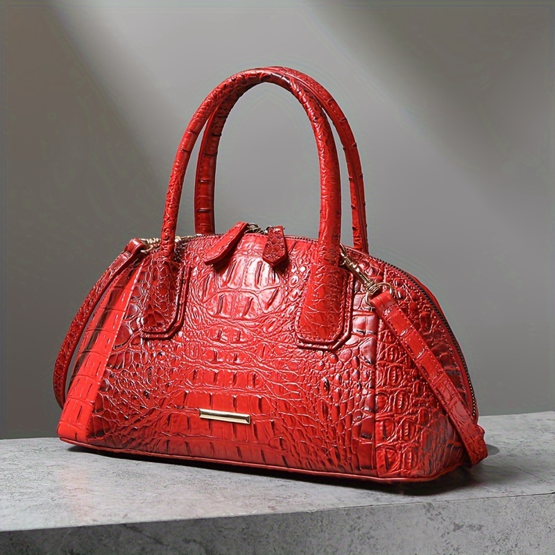 Luxurious Crocodile Print Top  - Women'S Work Bags Designer review and price