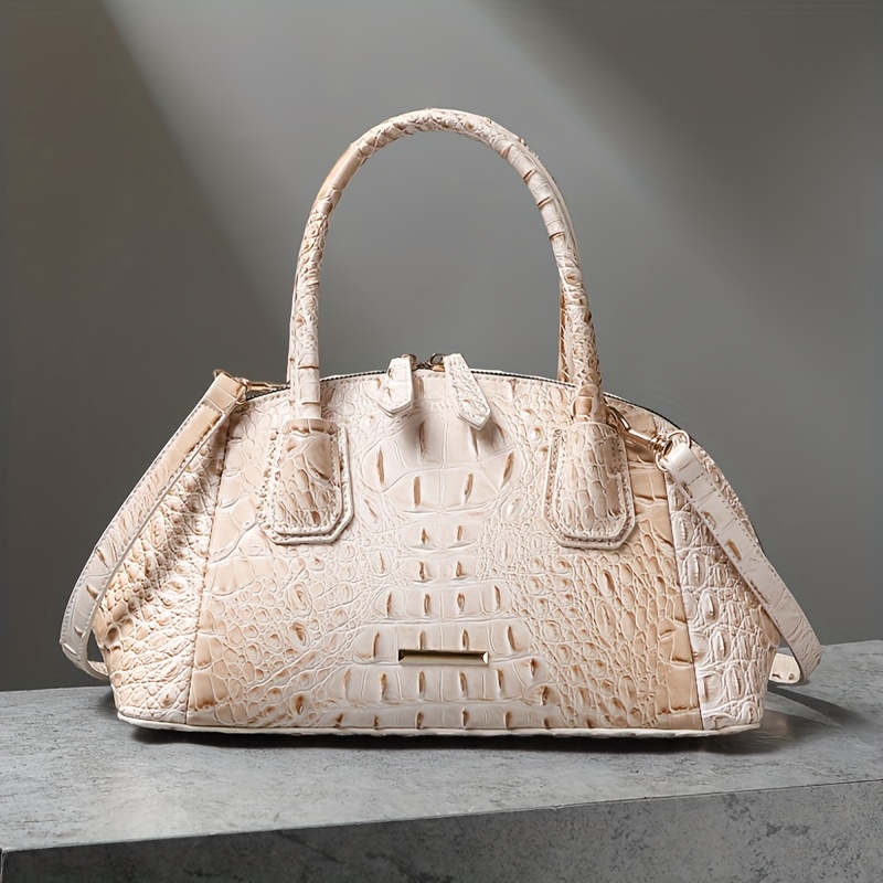 Luxurious Crocodile Print Top  - Women'S Work Bags Designer review and price