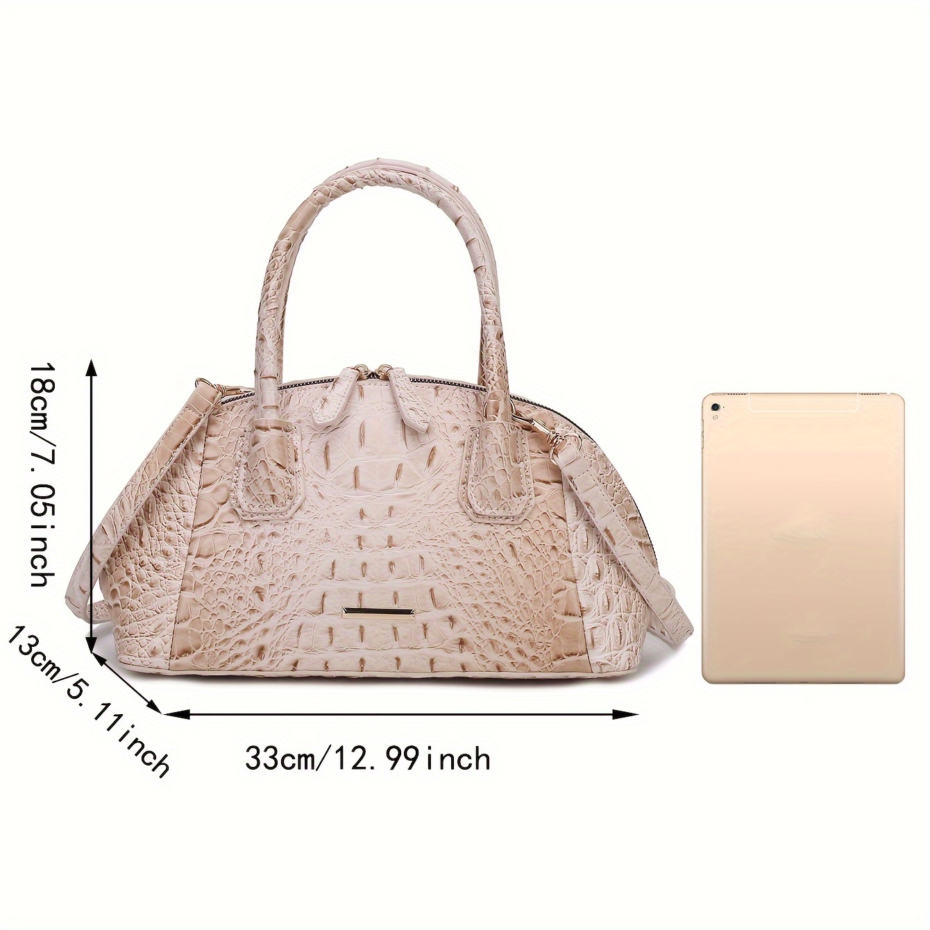 Luxurious Crocodile Print Top  - Women'S Work Bags Designer review and price